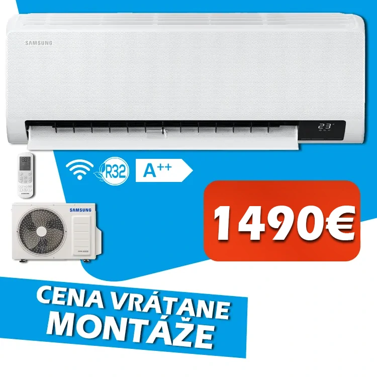 Nástenná klimatizácia SAMSUNG WIND-FREE COMFORT AR12TXFCAWKNEU R32 3,5kW s WiFi